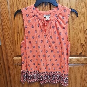 Lucky Brand Vibrant Coral Top